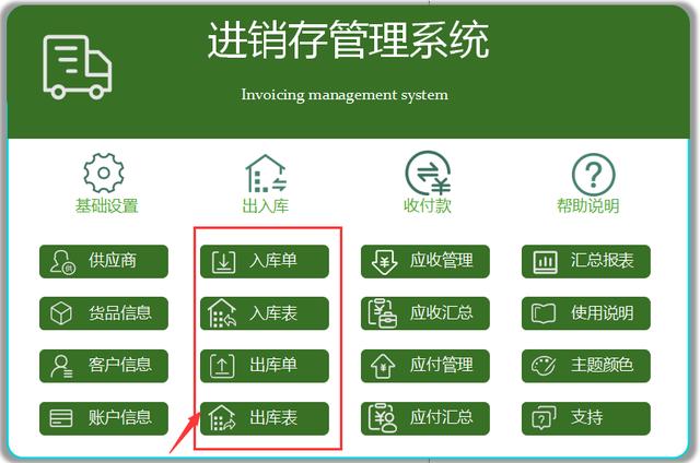 全自動Excel進銷存管理系統(tǒng)，含庫存預(yù)警，可自動生成出入庫報表（庫存表自動進銷存表格）