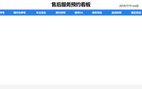 汽車4S店車輛預約保養(yǎng)系統(tǒng)（4s店保養(yǎng)網(wǎng)上預約平臺）