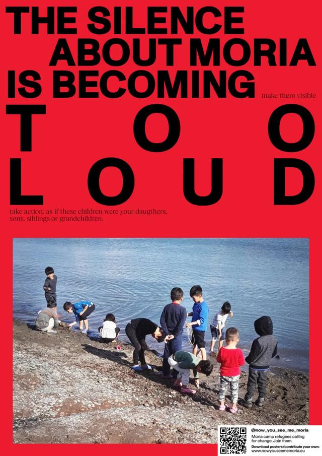 他7個月征集了400多張海報，用風格獨特的設計為難民問題發(fā)聲