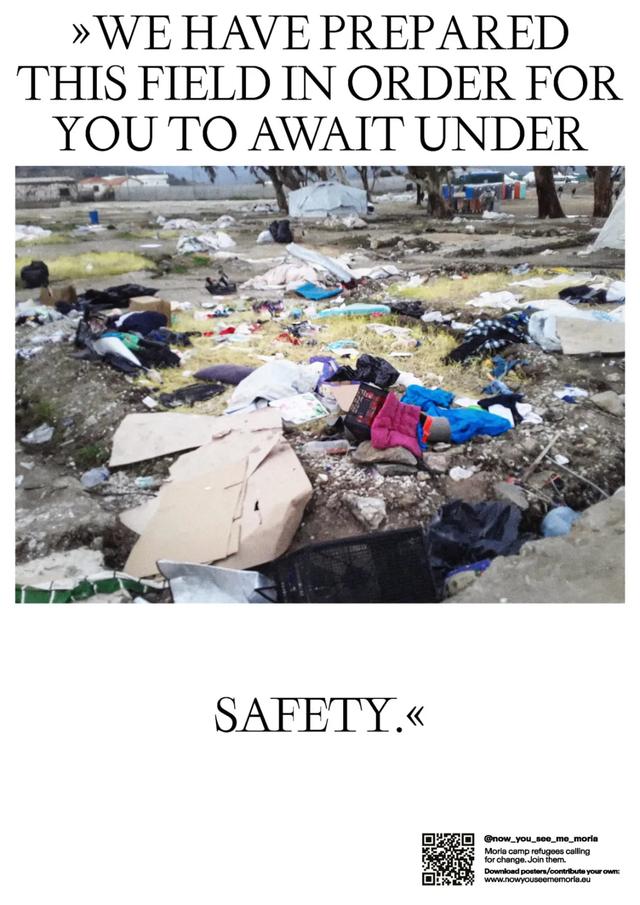 他7個月征集了400多張海報，用風格獨特的設計為難民問題發(fā)聲