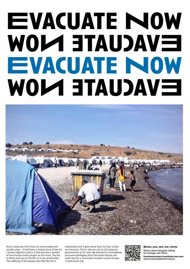 他7個月征集了400多張海報，用風格獨特的設計為難民問題發(fā)聲