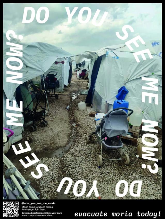 他7個月征集了400多張海報，用風格獨特的設計為難民問題發(fā)聲