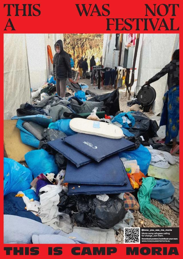 他7個月征集了400多張海報，用風格獨特的設計為難民問題發(fā)聲