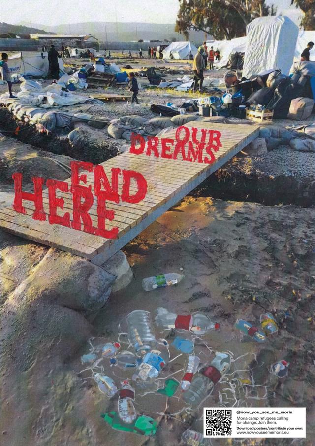 他7個月征集了400多張海報，用風格獨特的設計為難民問題發(fā)聲