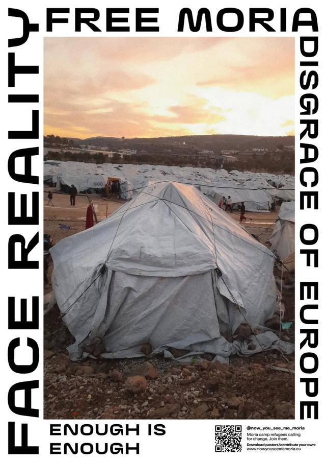 他7個月征集了400多張海報，用風格獨特的設計為難民問題發(fā)聲