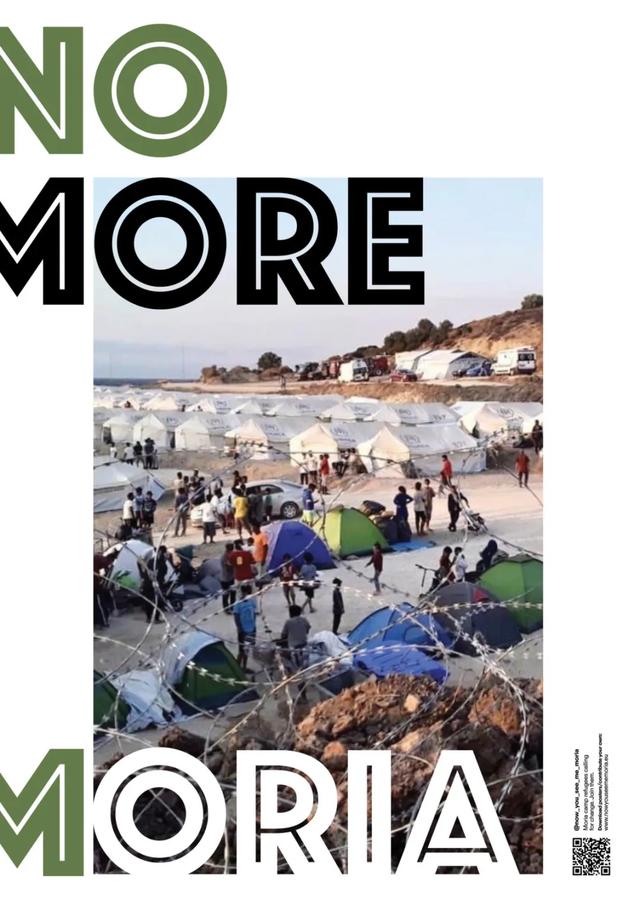 他7個月征集了400多張海報，用風格獨特的設計為難民問題發(fā)聲