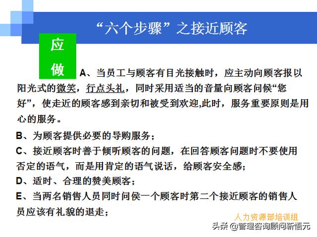 門店員工銷售服務(wù)流程規(guī)范，三個(gè)統(tǒng)一、六個(gè)步驟（門店服務(wù)的六個(gè)要步驟）