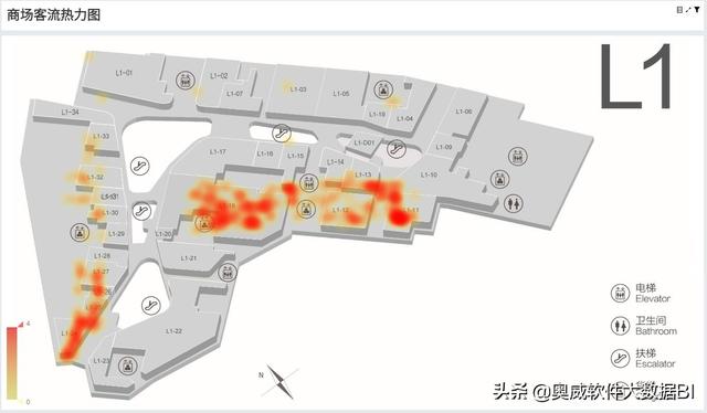 結(jié)合地圖做商場管理分析報表，BI工具做得怎樣？